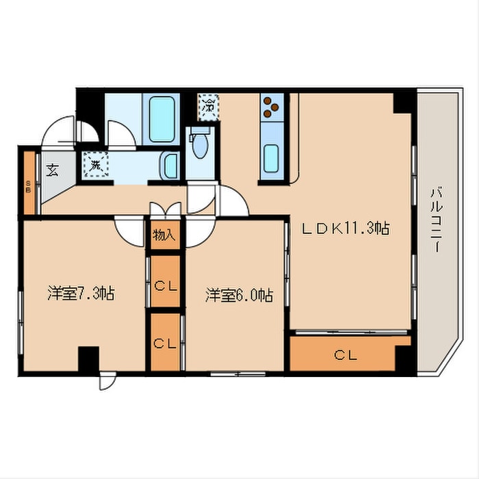 間取り図 マーメイドラグーン