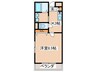 マンション フォーシーズンズ 1Kの間取り