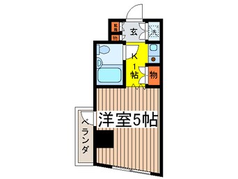 間取図 ﾄﾞﾙﾁｪ府中TWIN EXEL(104)