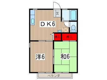 間取図 サンパナハイツＢ