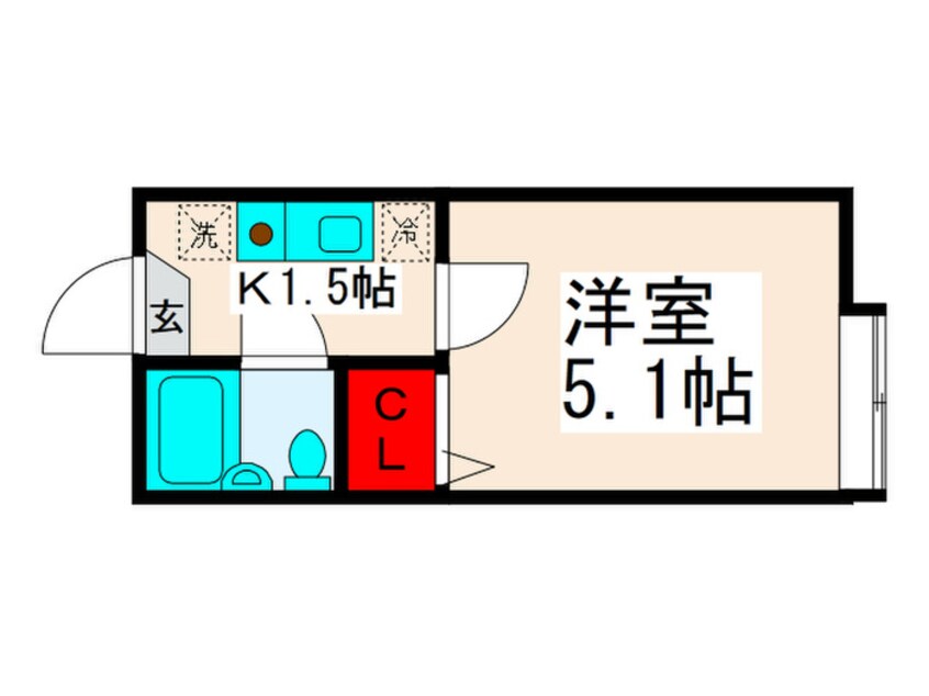 間取図 ベルメゾン西新井