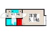 ベルメゾン西新井 1Kの間取り