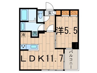 間取図 レジディア南品川