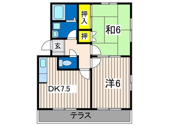 間取図 ドミ―ル富岡