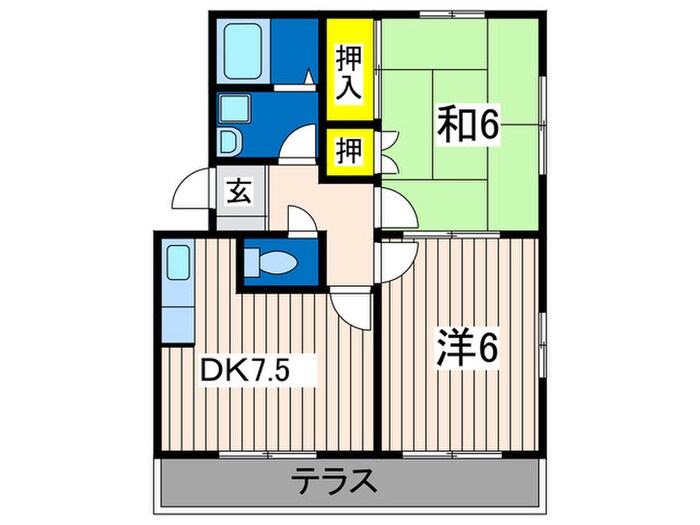 間取り図 ドミ―ル富岡