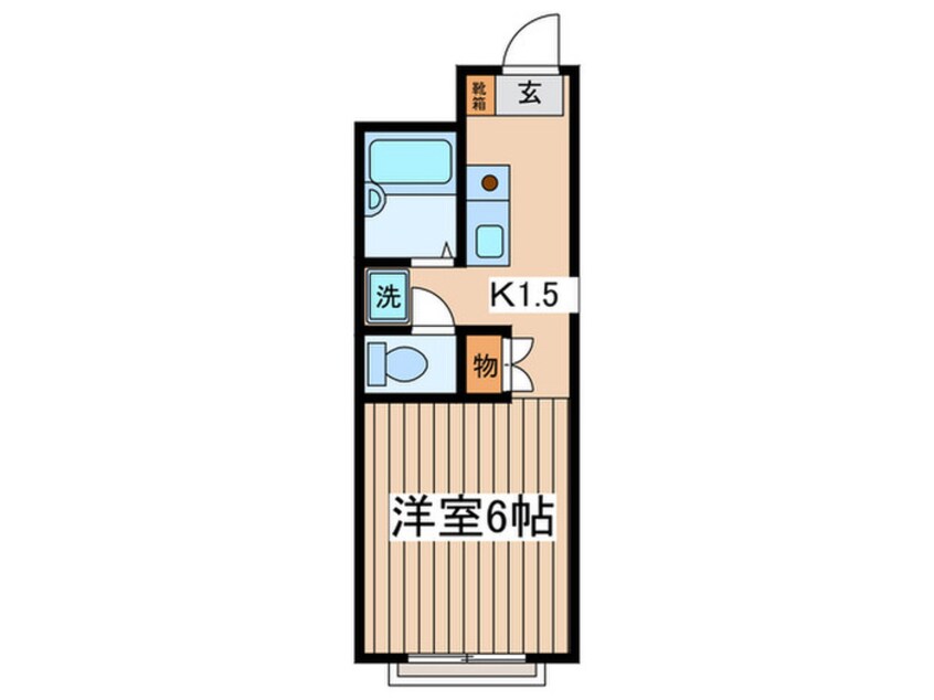 間取図 アム－ル橋本Ⅱ