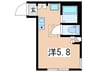 ネオサイト 1Rの間取り
