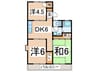 ジュネスサイタ 3DKの間取り