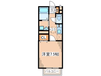 間取図 エクレ－ル