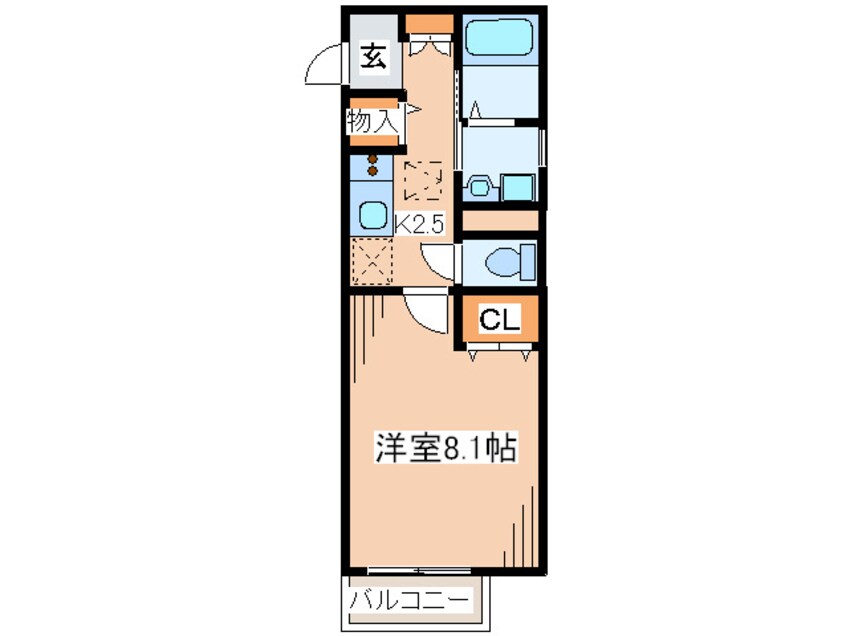 間取図 エクレ－ル