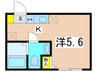 ベラルーナ保土ヶ谷 1Kの間取り