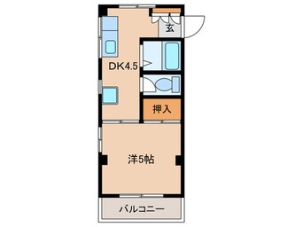 間取図 レスポワールコーポ