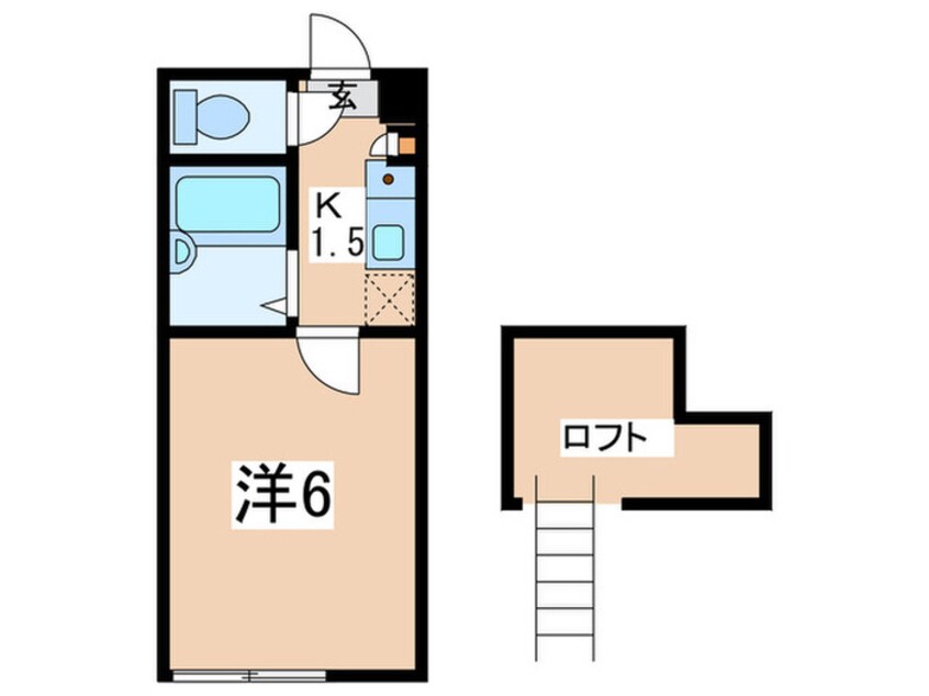 間取図 ロッシェル若松　3号棟