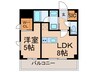 パークレジデンス三軒茶屋 1LDKの間取り