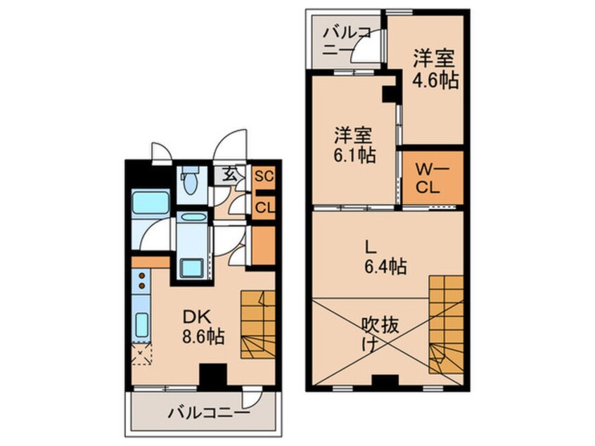 間取図 パークレジデンス三軒茶屋