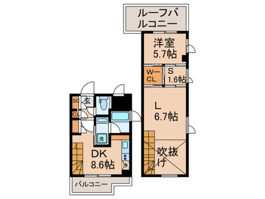 間取図 パークレジデンス三軒茶屋