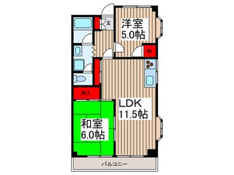 間取図 サンコ－ト浦和