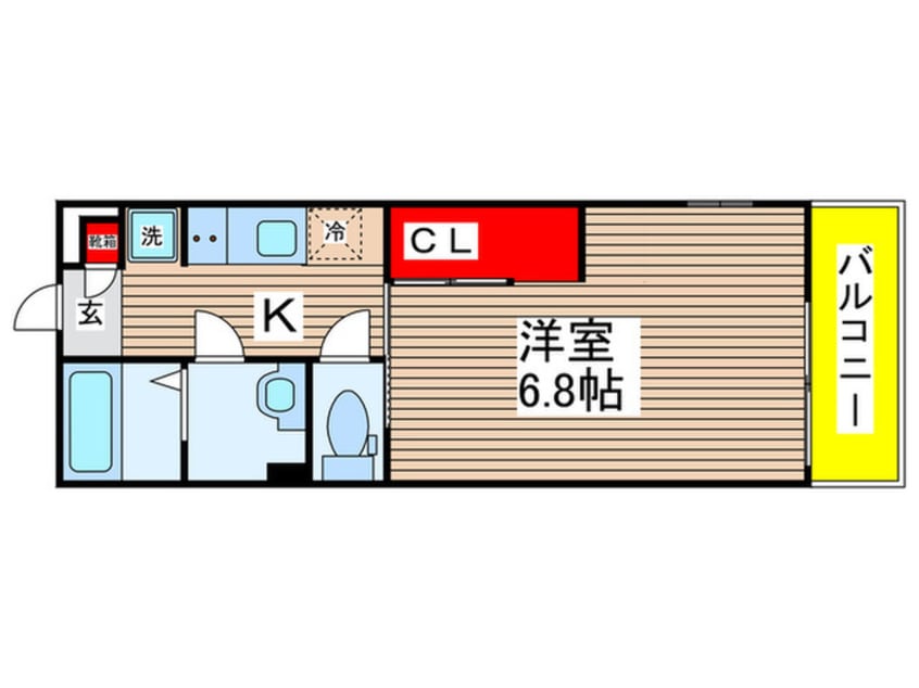 間取図 リブリ・レイブ花園