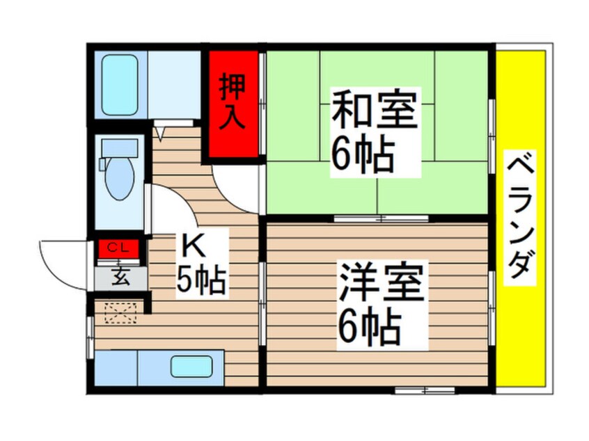 間取図 ミヤハイム