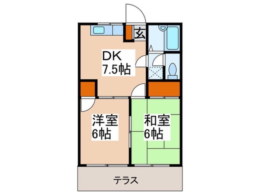 間取図 シャルム鷺沼
