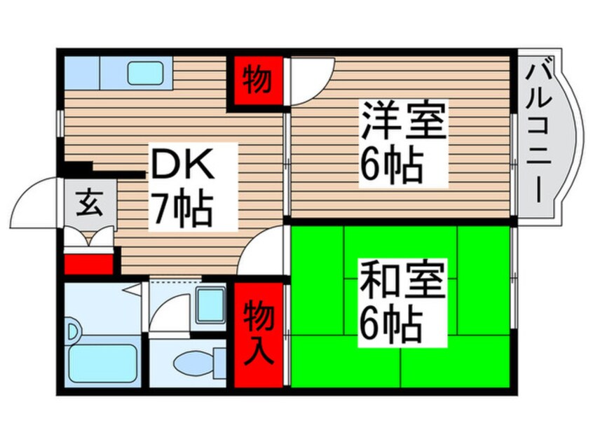 間取図 エリール１