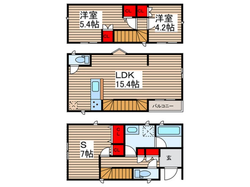 間取図 Kolet市川♯10