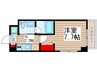 Ｇａｔｅｓ１ 1Kの間取り