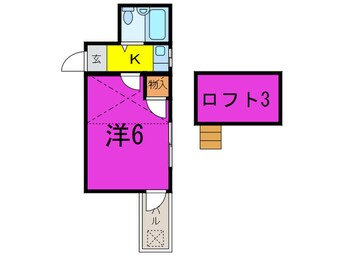 間取図 ﾗｲﾌﾋﾟｱｳﾞｧﾘｬﾌﾞﾙ(5～8号室)