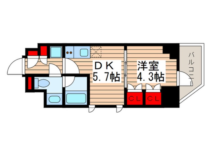 間取図 ブラウ東上野