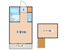 ペアパレス西荻窪 1Rの間取り