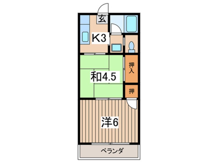 間取図 江上ハイツ