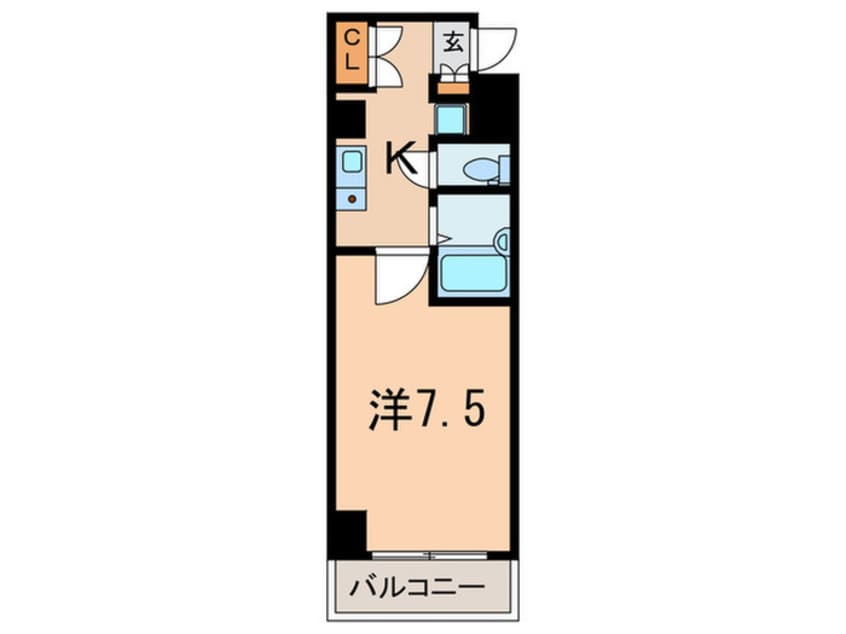 間取図 エクセリア文京池之端(401)