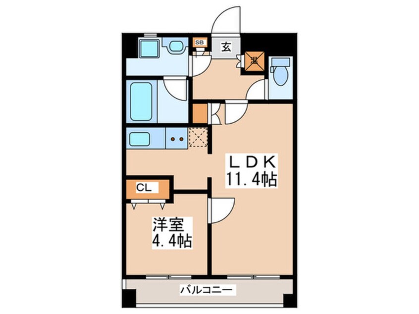 間取図 プレステージア相模大野