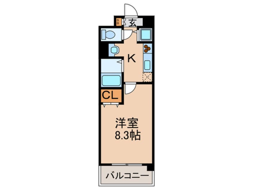 間取図 ステラコ－ト桜川