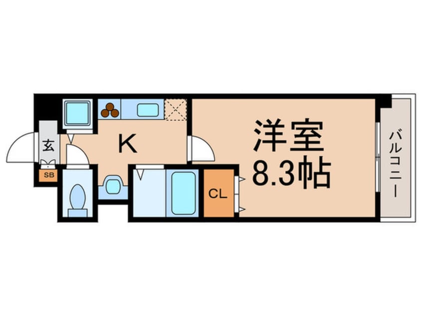 間取図 ステラコ－ト桜川
