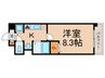 ステラコ－ト桜川 1Kの間取り