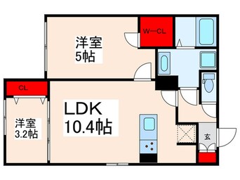 間取図 ウェルスクエア田端Ⅱ