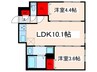 ウェルスクエア田端Ⅱ 2LDKの間取り