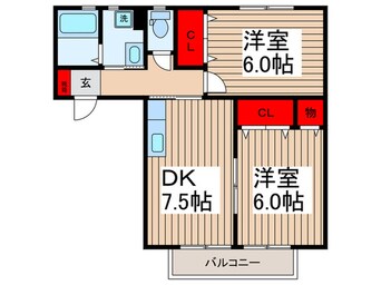 間取図 メゾンタチバナ