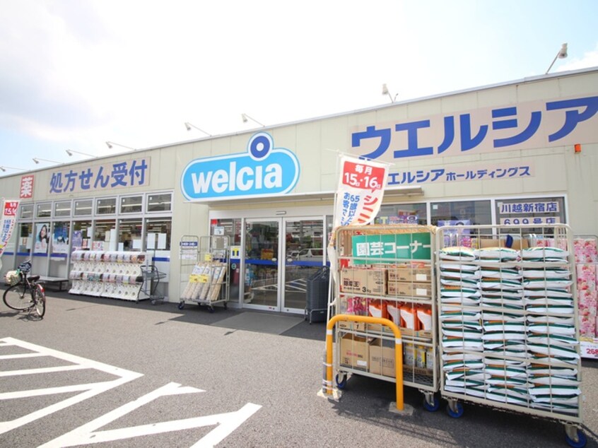 ウェルシア川越新宿店(ドラッグストア)まで750m メゾンタチバナ