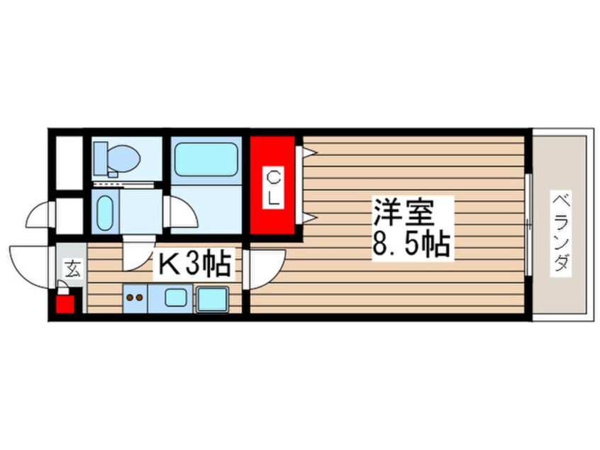 間取図 プレステ－ジ立川