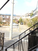 室内からの展望 江口ハイツ