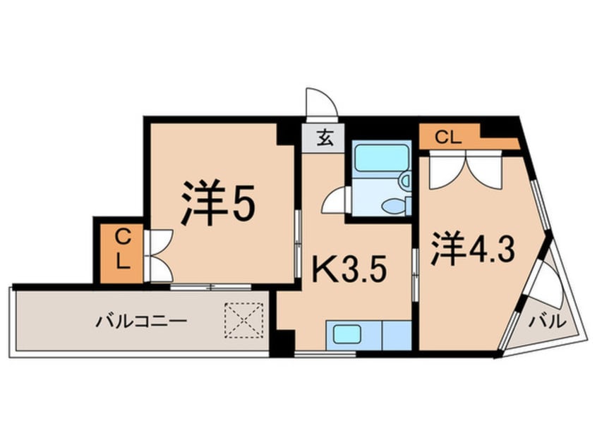 間取図 サザンハイツ