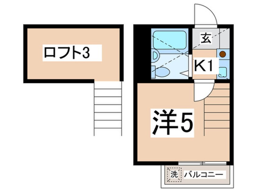 間取図 ヴィラヤマナカⅡ