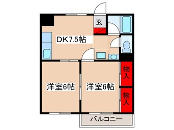 間取図 サンハイツ