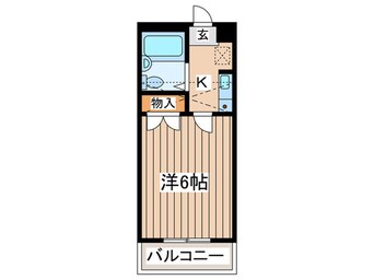 間取図 ジュネパレス茅ヶ崎９