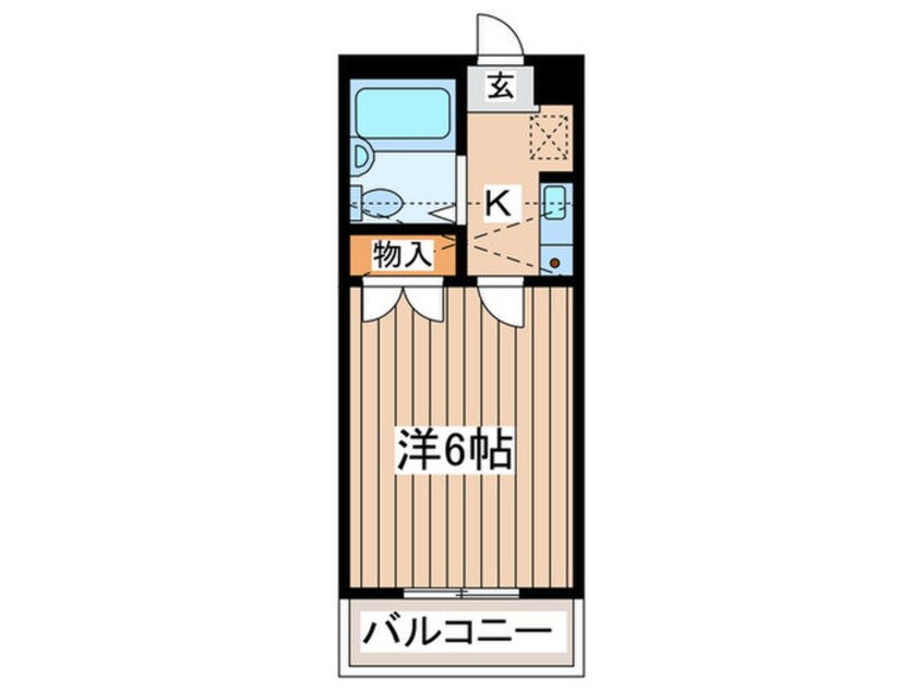 間取図 ジュネパレス茅ヶ崎９
