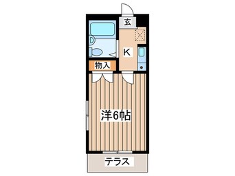 間取図 ジュネパレス茅ヶ崎９