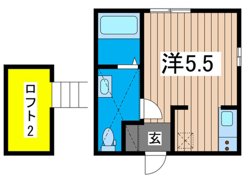 間取図 Gate Lagoon戸塚町