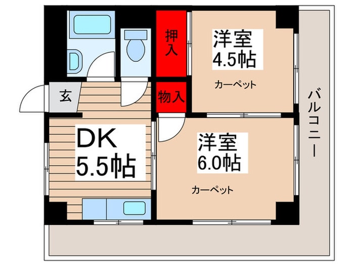 間取り図 ソフィア岩瀬